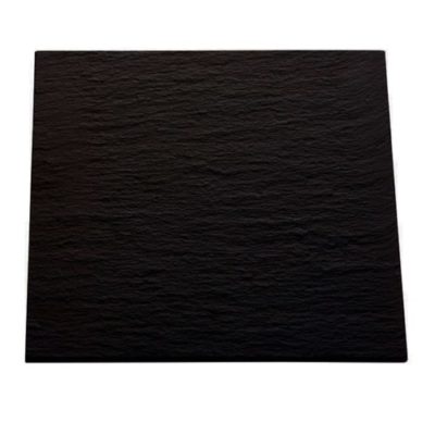 Assiette ardoise carrée personnalisée 25Ø